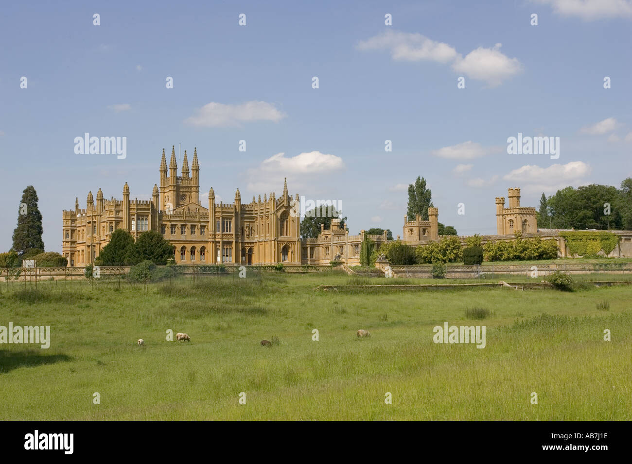 Toddington Manor built in early 1800s Cotswolds UK Stock Photo Alamy