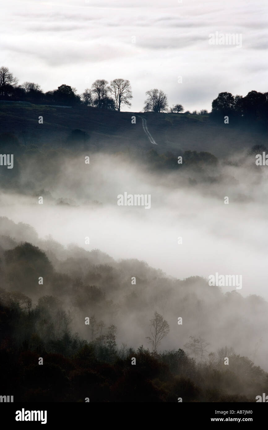 The Worcestershire Way footpath on the Malvern Hills Stock Photo - Alamy