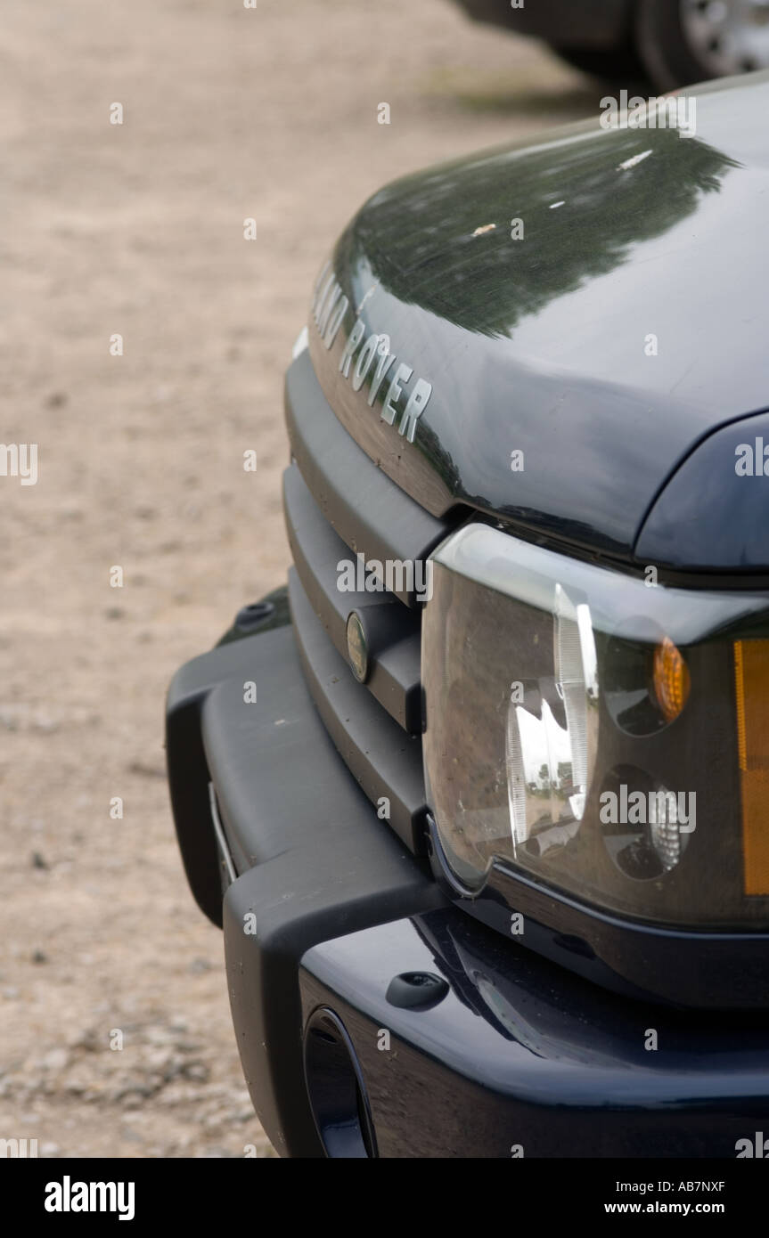 Range rover in the country Stock Photo Alamy