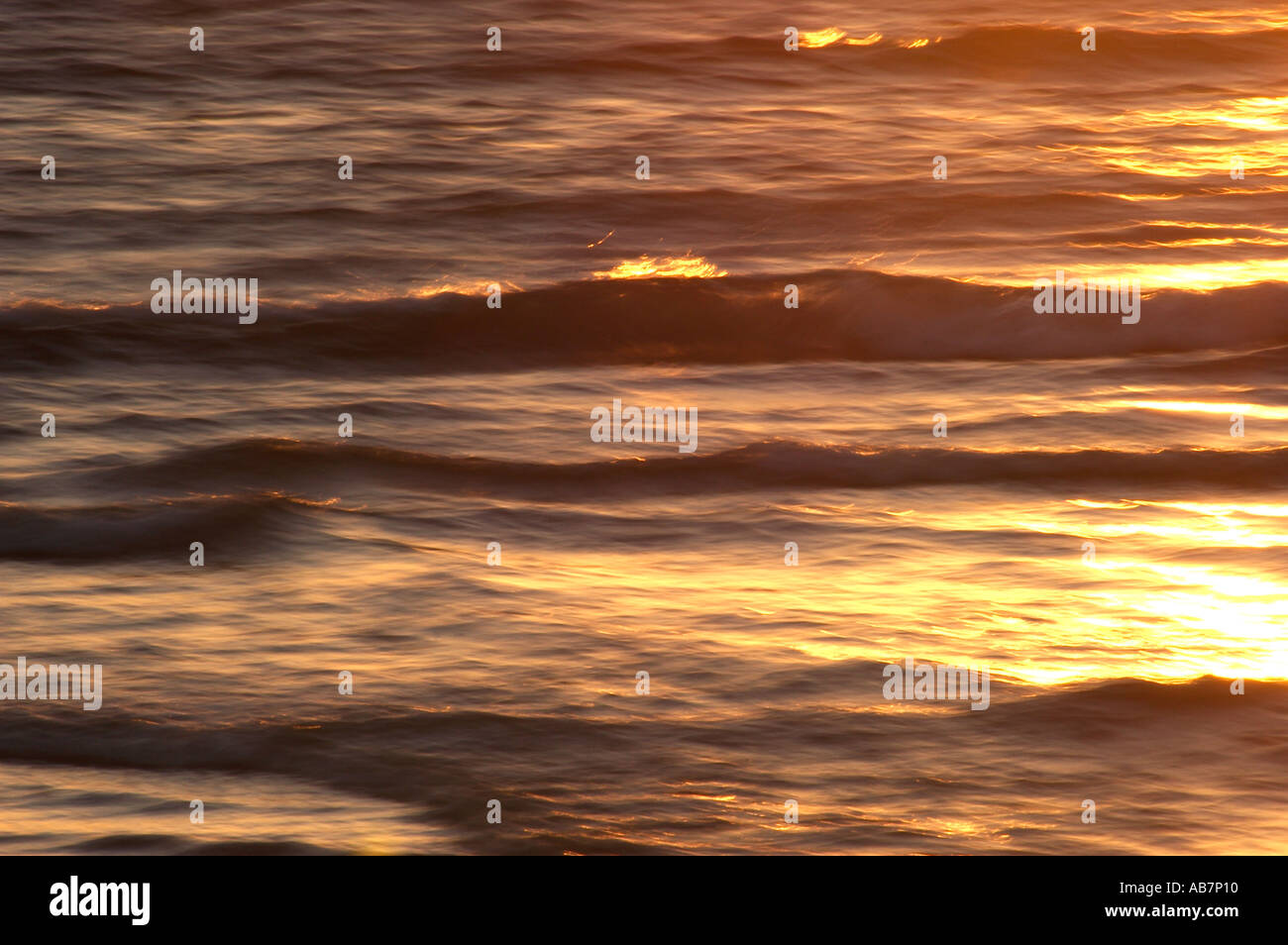 ocean sunset Stock Photo