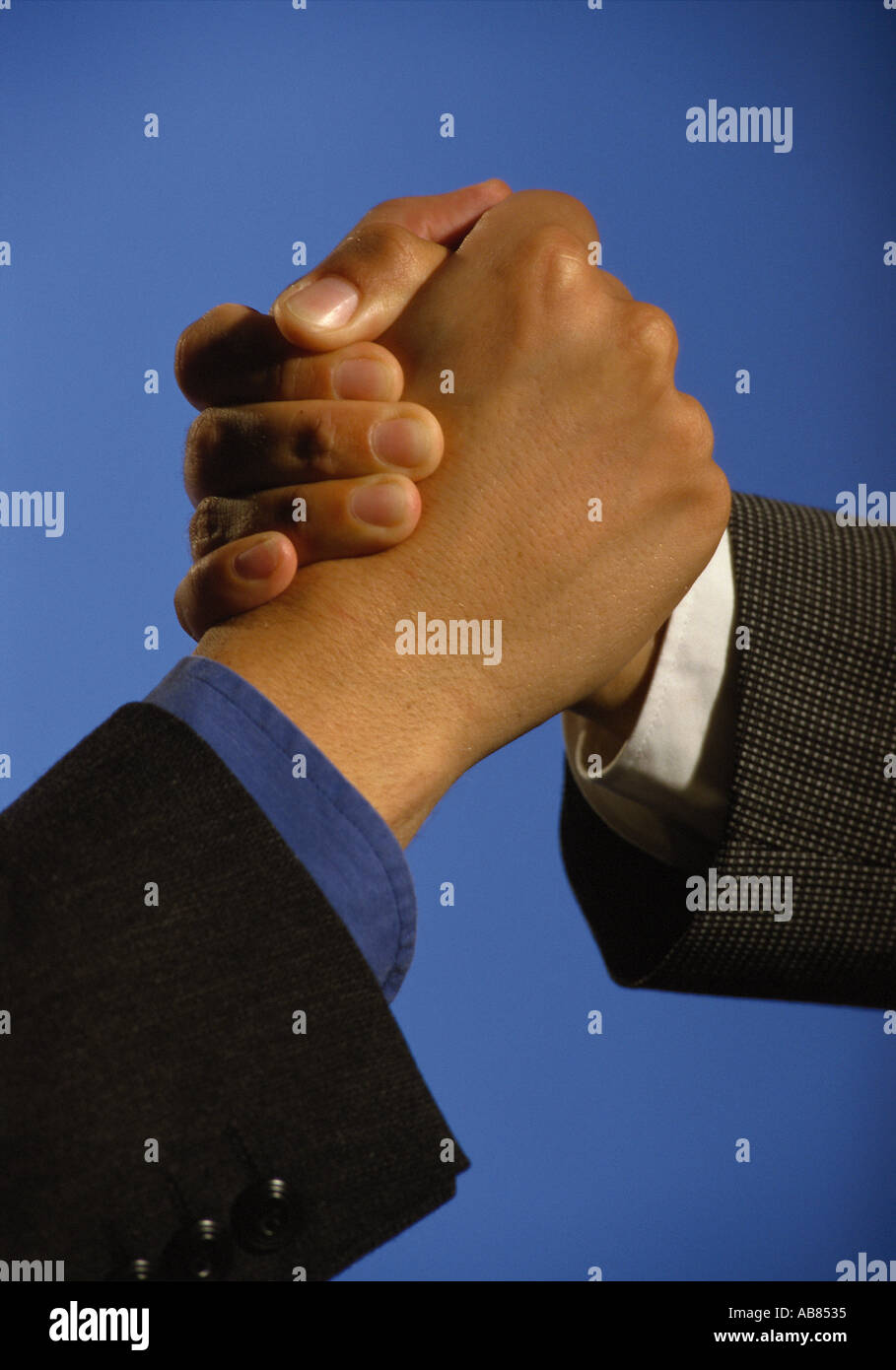 Front Handshake Handshake background hi-res stock photography and images - Alamy