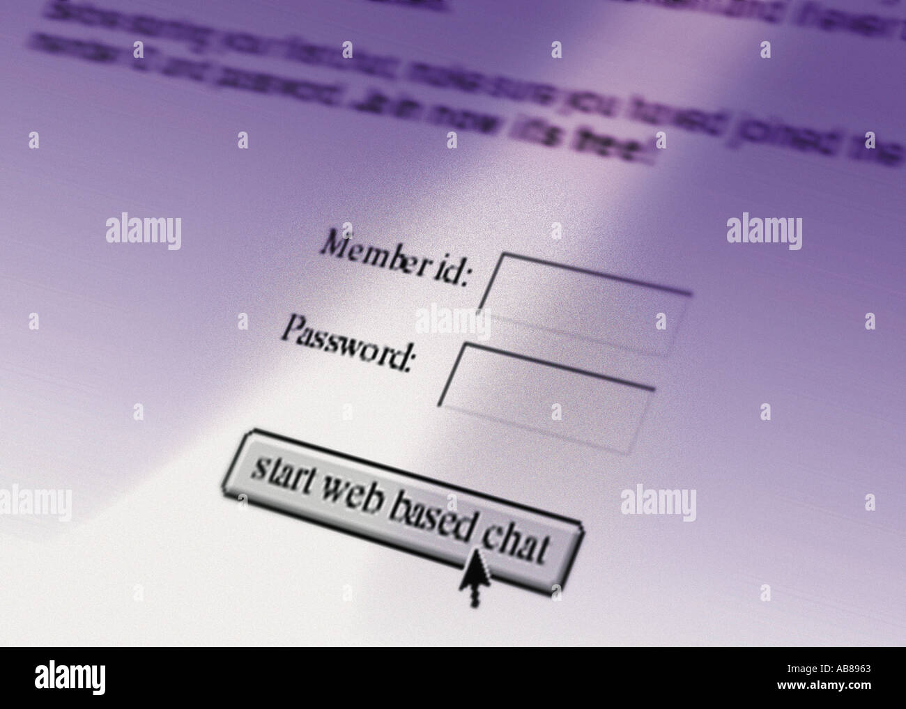 Chat Room Stock Photo 756067 Alamy