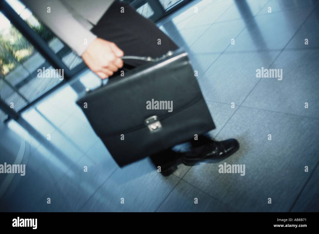 Man carrying briefcase Stock Photo Alamy