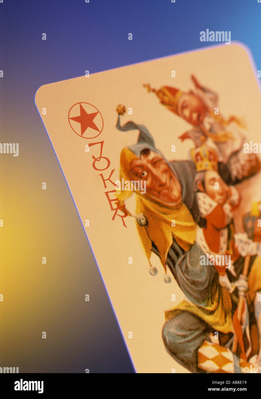 Joker card illustration hi-res stock photography and images - Alamy