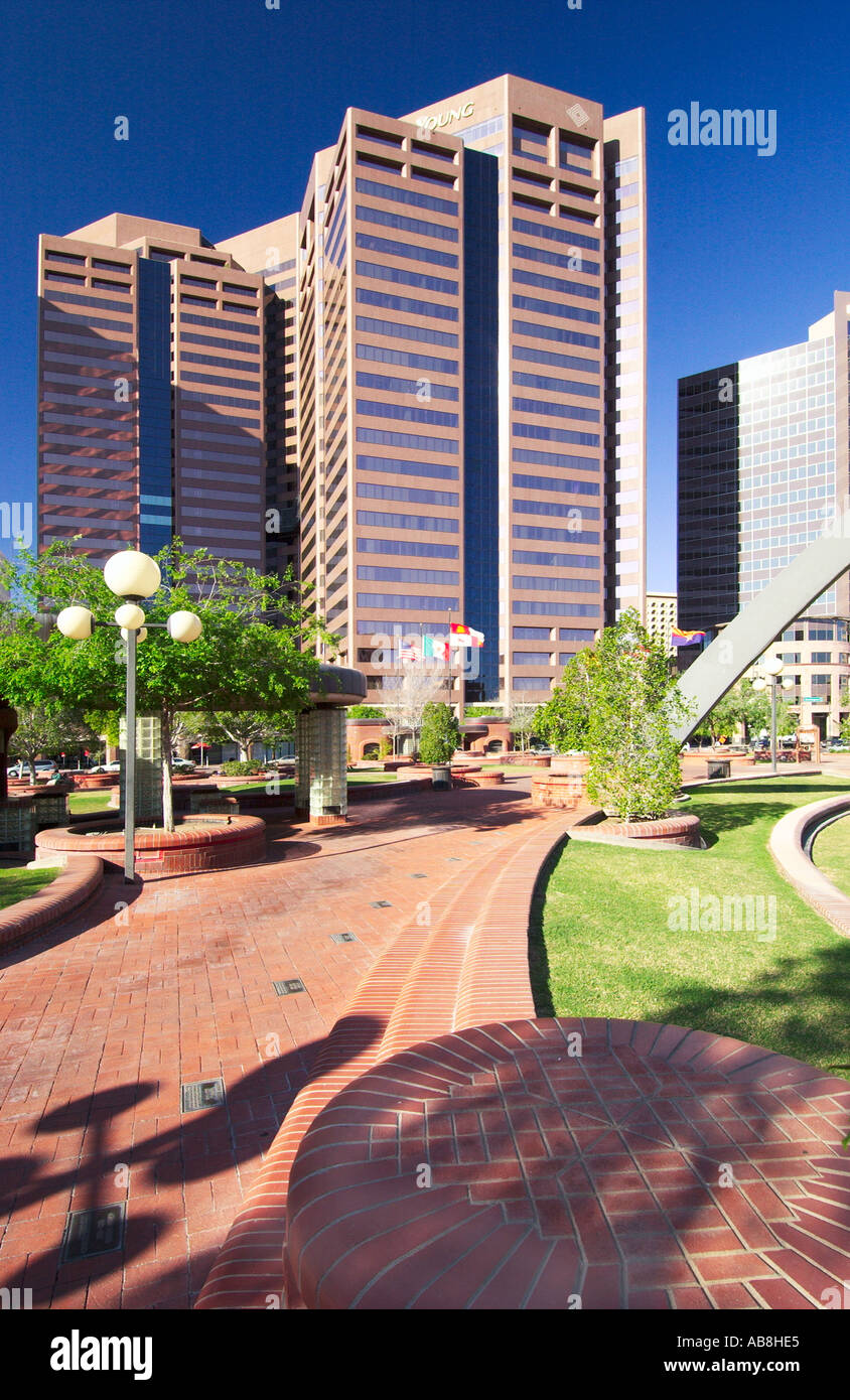 Copper Plaza in downtown Phoenix Arizona USA Stock Photo Alamy