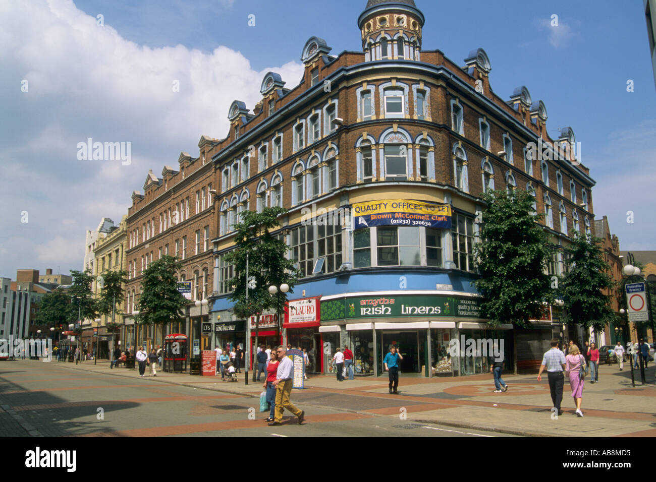 UK Belfast Royal Avenue Stock Photo Alamy