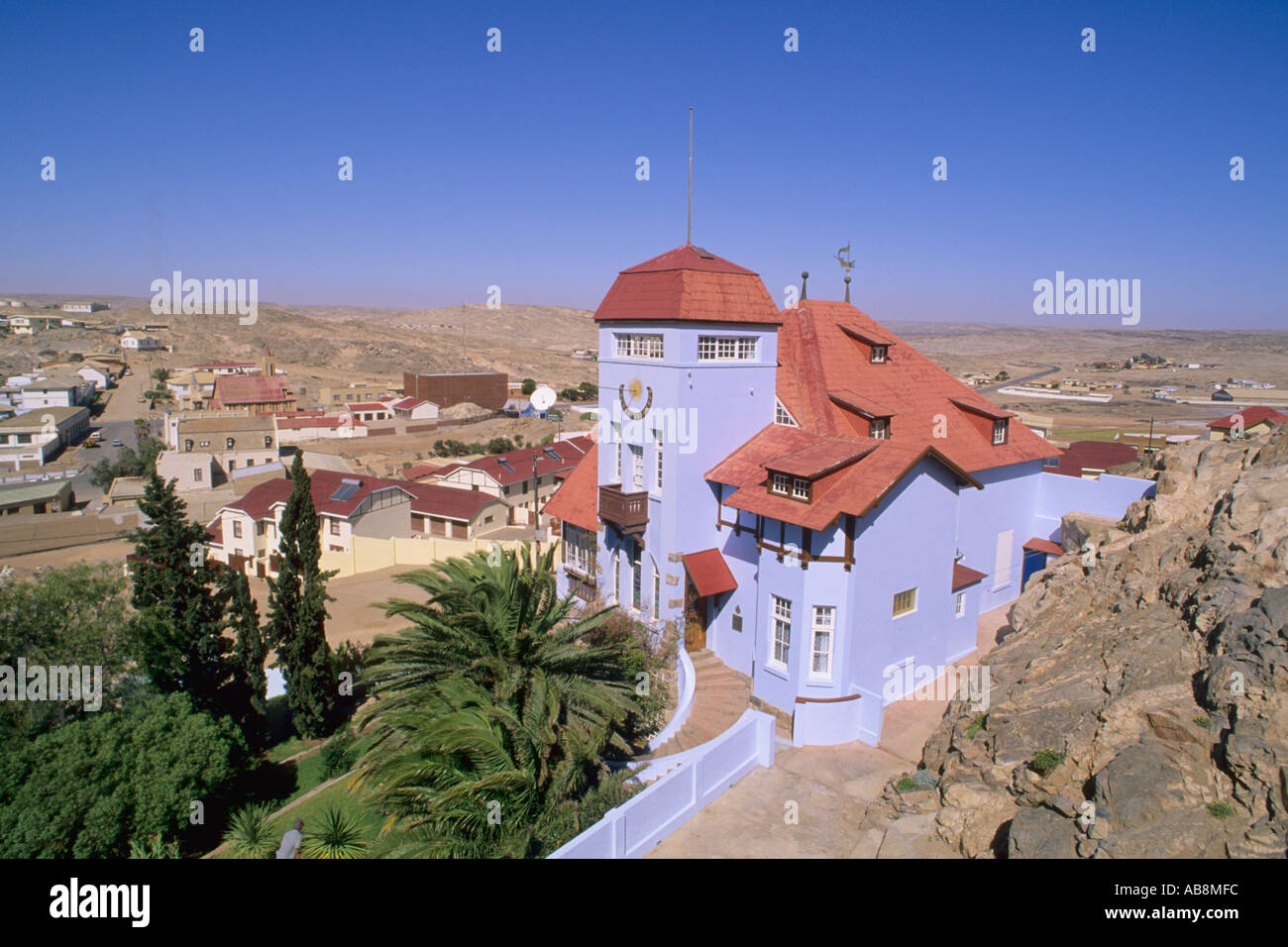 Namibia Luderitz Goerke House Stock Photo Alamy