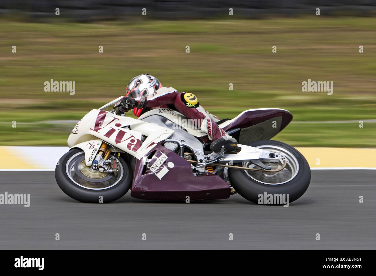 Tristan Palmer riding for Vivaldi Racing team at the Scottish round of ...