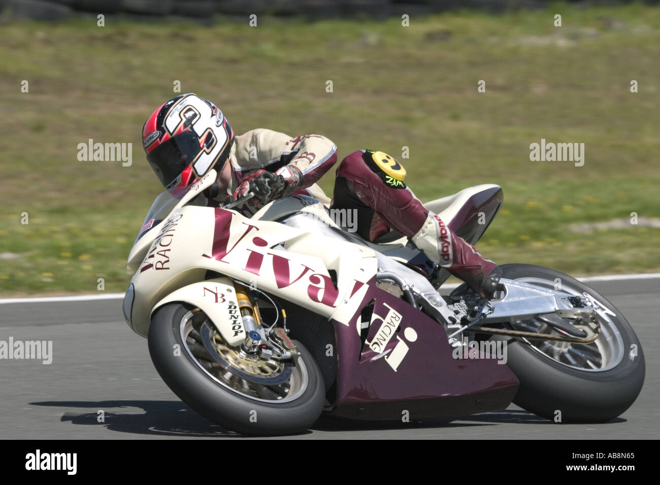 Tristan Palmer riding for the Vivaldi Racing team at the Scottish round ...