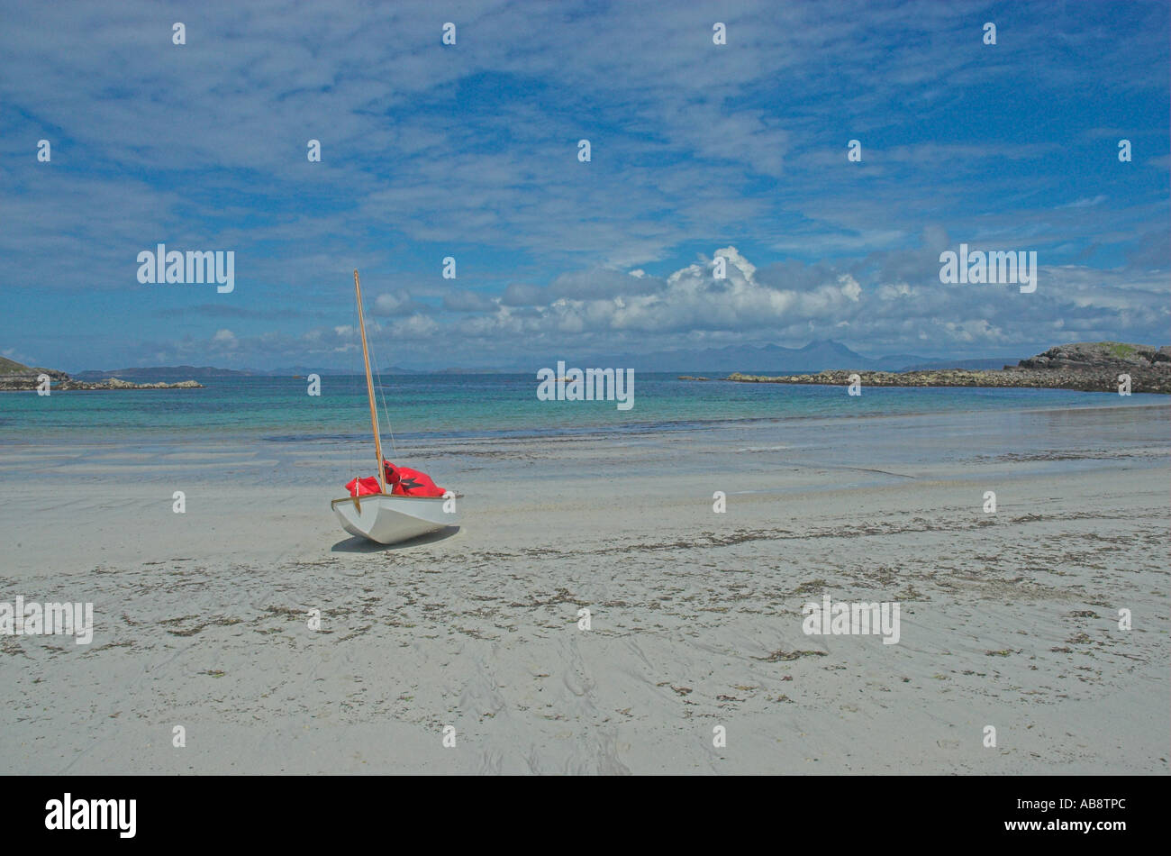 Mellon Udrigle Beach nr Laide Wester Ross Highland Scotland Stock Photo