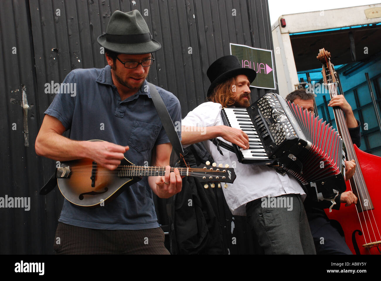 Street musicians London GB Stock Photo - Alamy