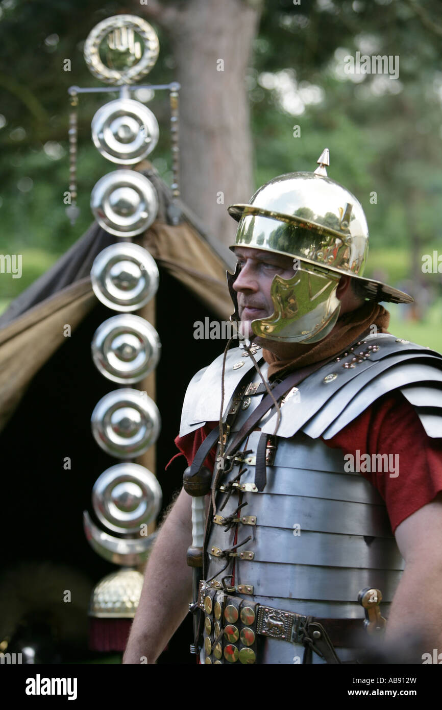 DEU Germany Xanten Romans festival in the Archeological Park Historic ...