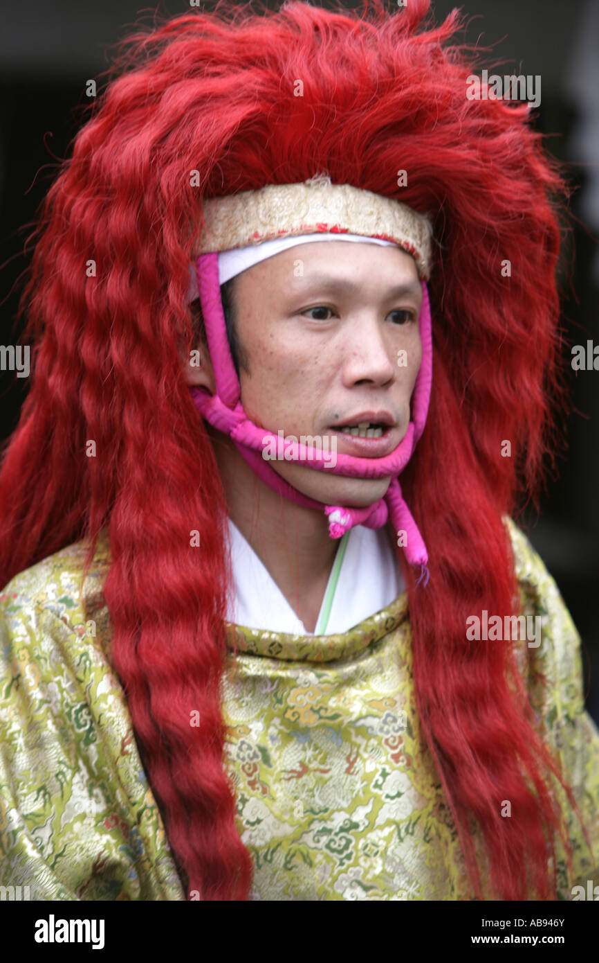 JPN Japan Tokyo Shrine festival called Matsuri Asakusa Sensoji Temple Shrine Stock Photo