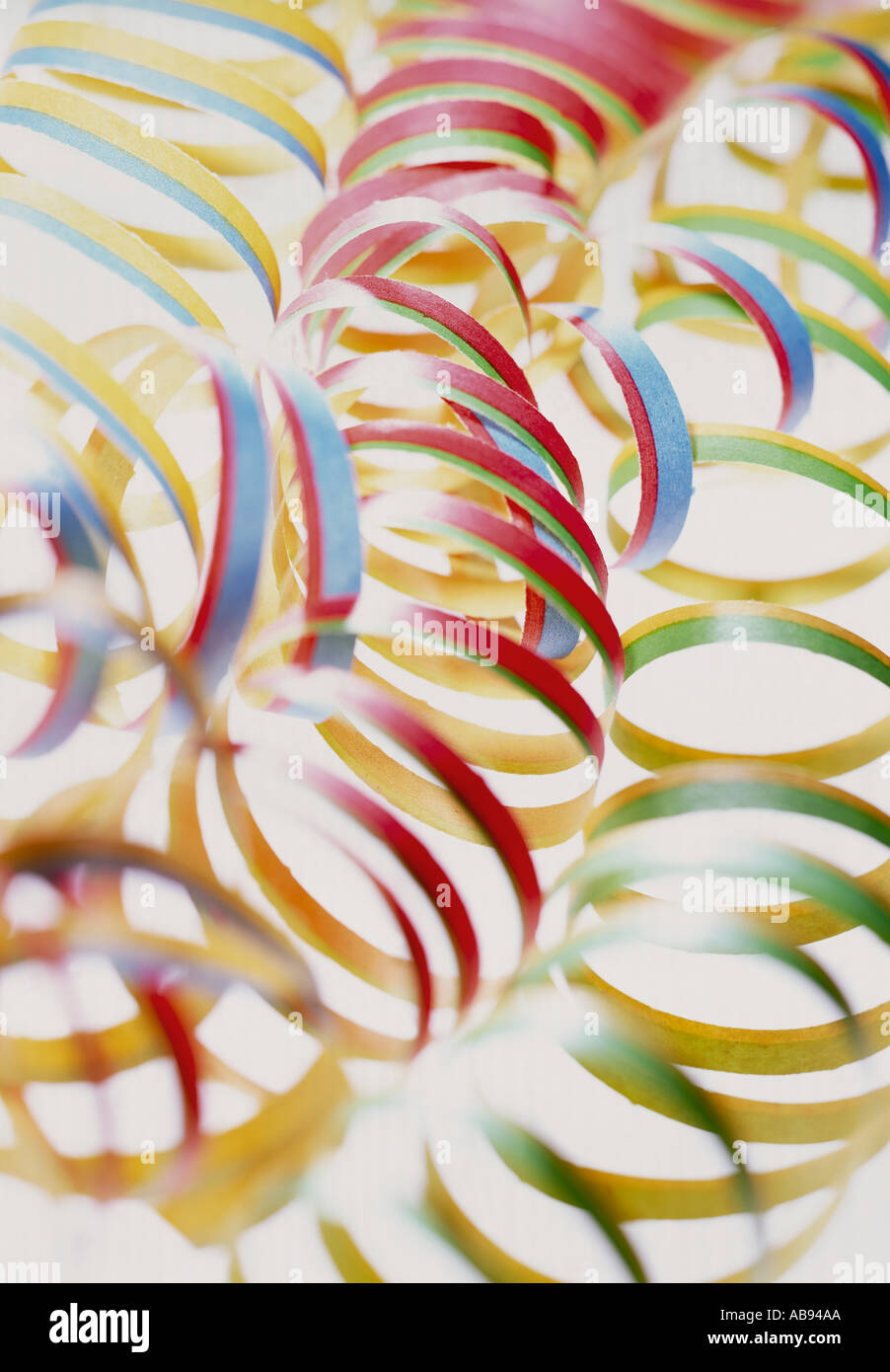 Party streamers Stock Photo Alamy