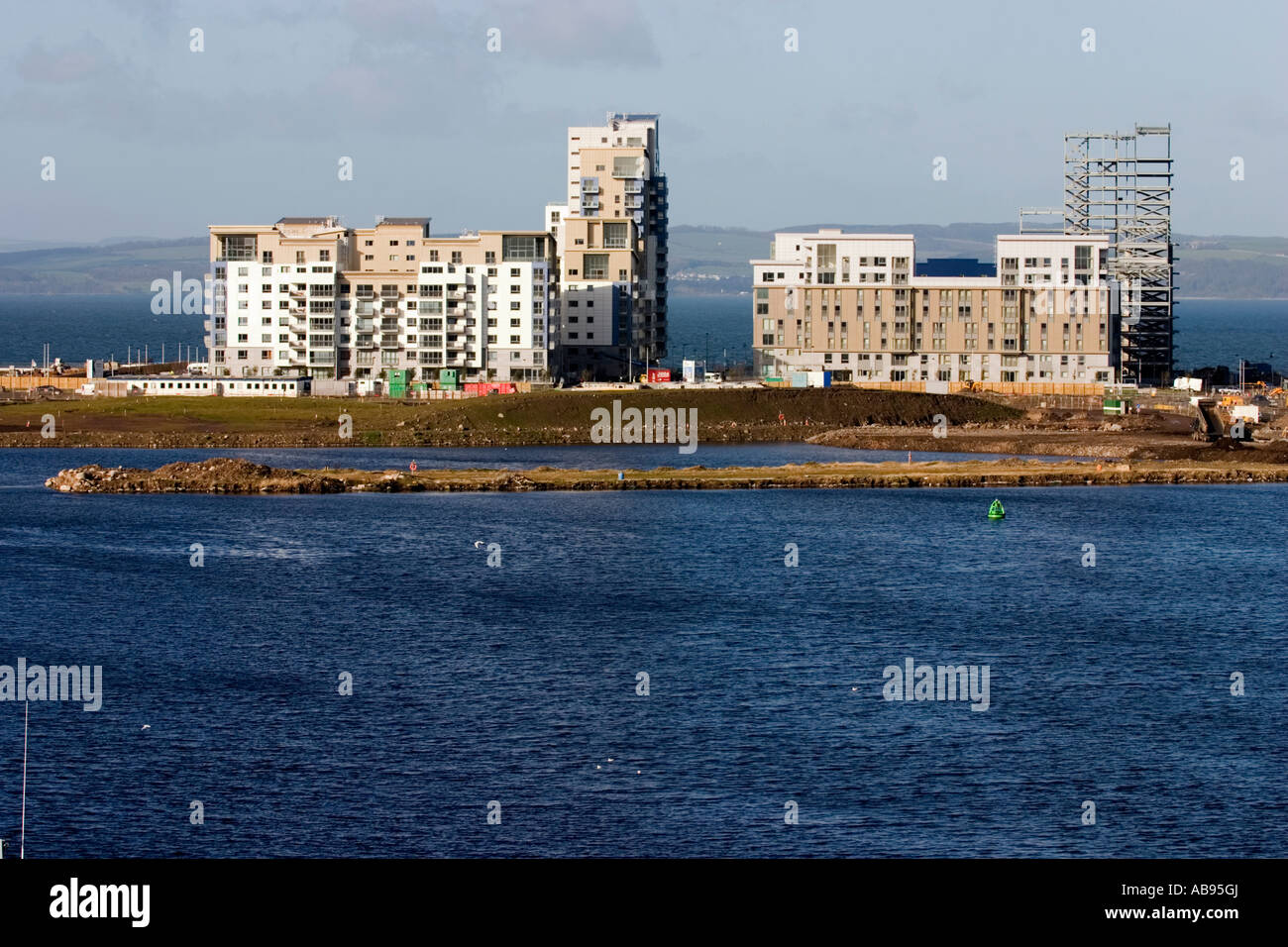 Granton Waterfront development complex being built in the Port of Leith