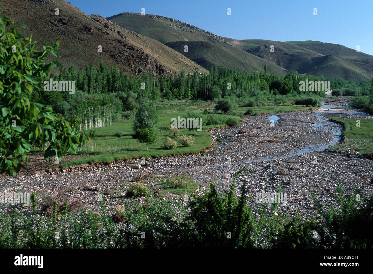 Landscape in Zagros mountains, Iran, Zagros Stock Photo