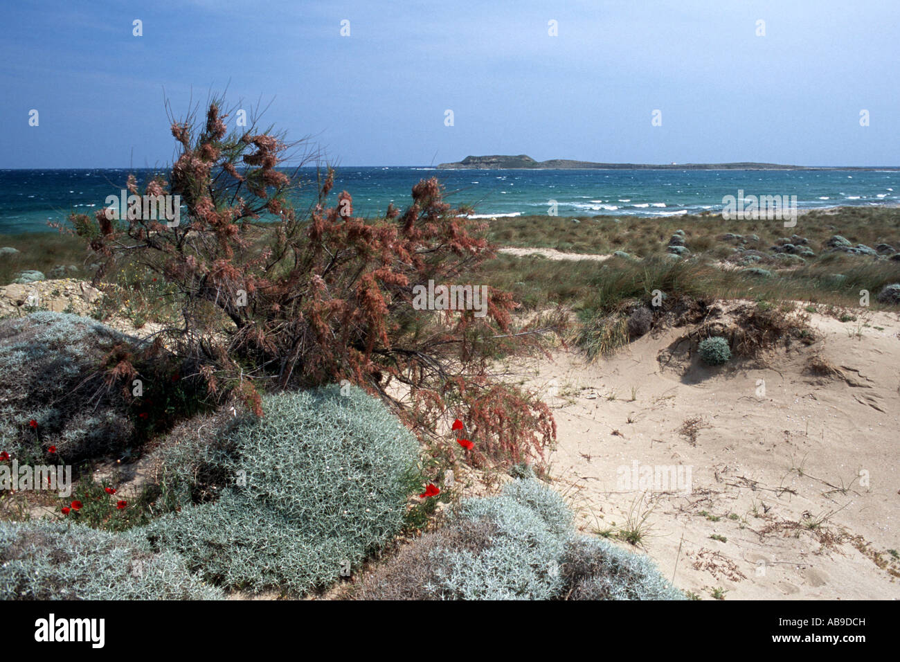 Coast of Limnos, Greece, Limnos Stock Photo