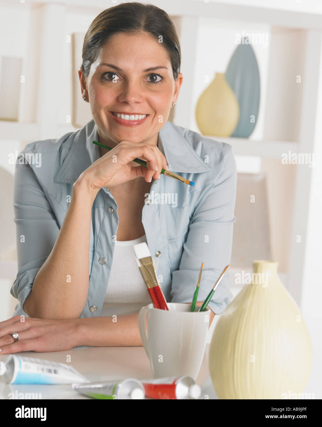 pottery-adult-face-camera-hi-res-stock-photography-and-images-alamy
