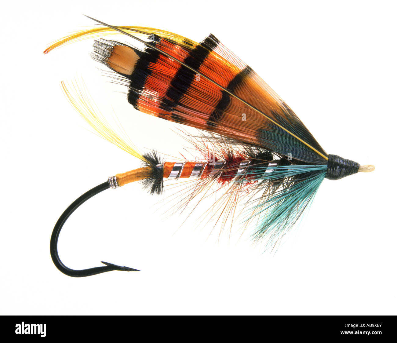 The Durham Ranger classic salmon fly Stock Photo Alamy