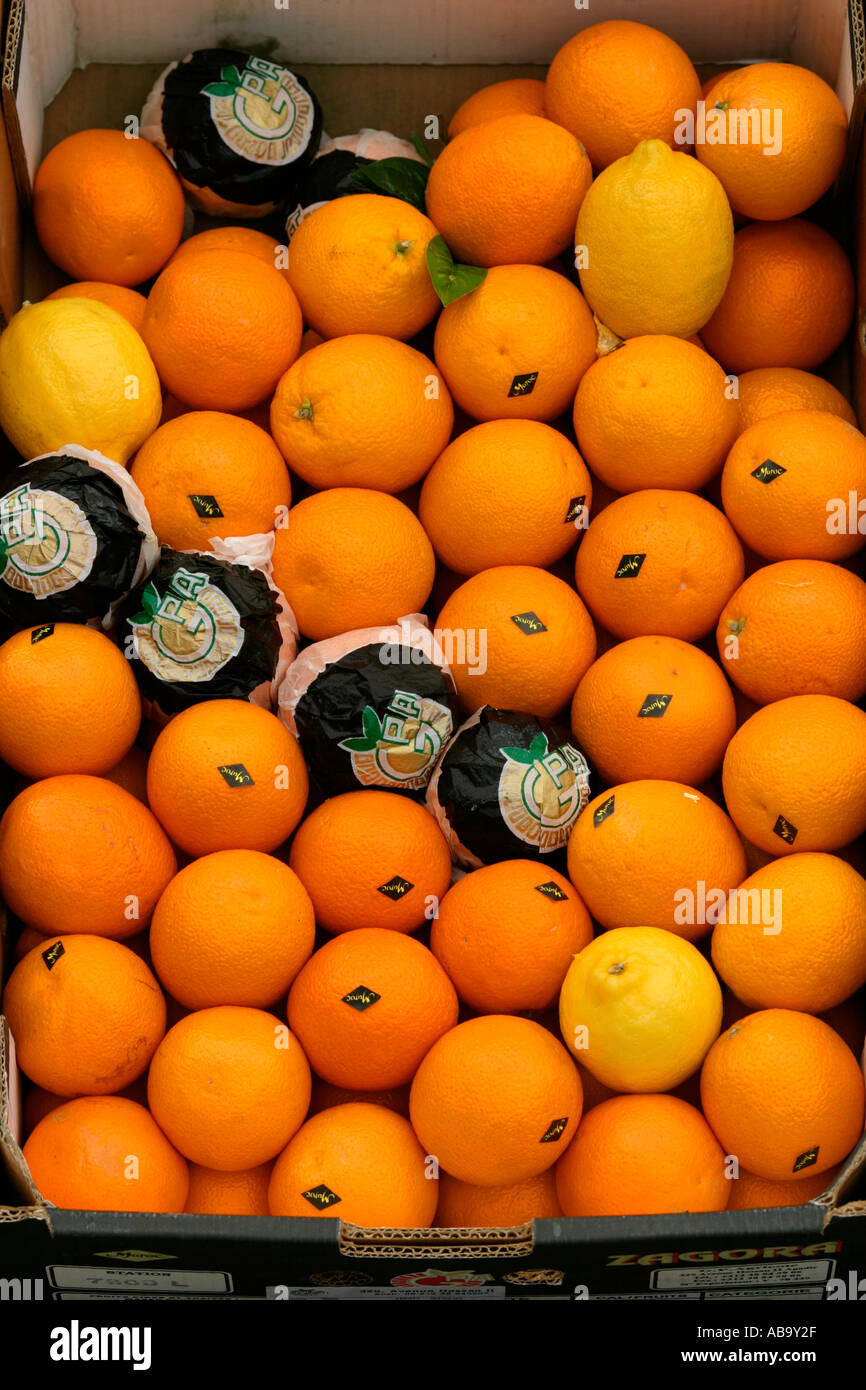 Unwaxed lemons fruit citrus hi-res stock photography and images - Alamy