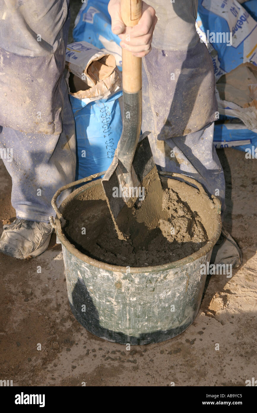 Mixing concrete hires stock photography and images Alamy