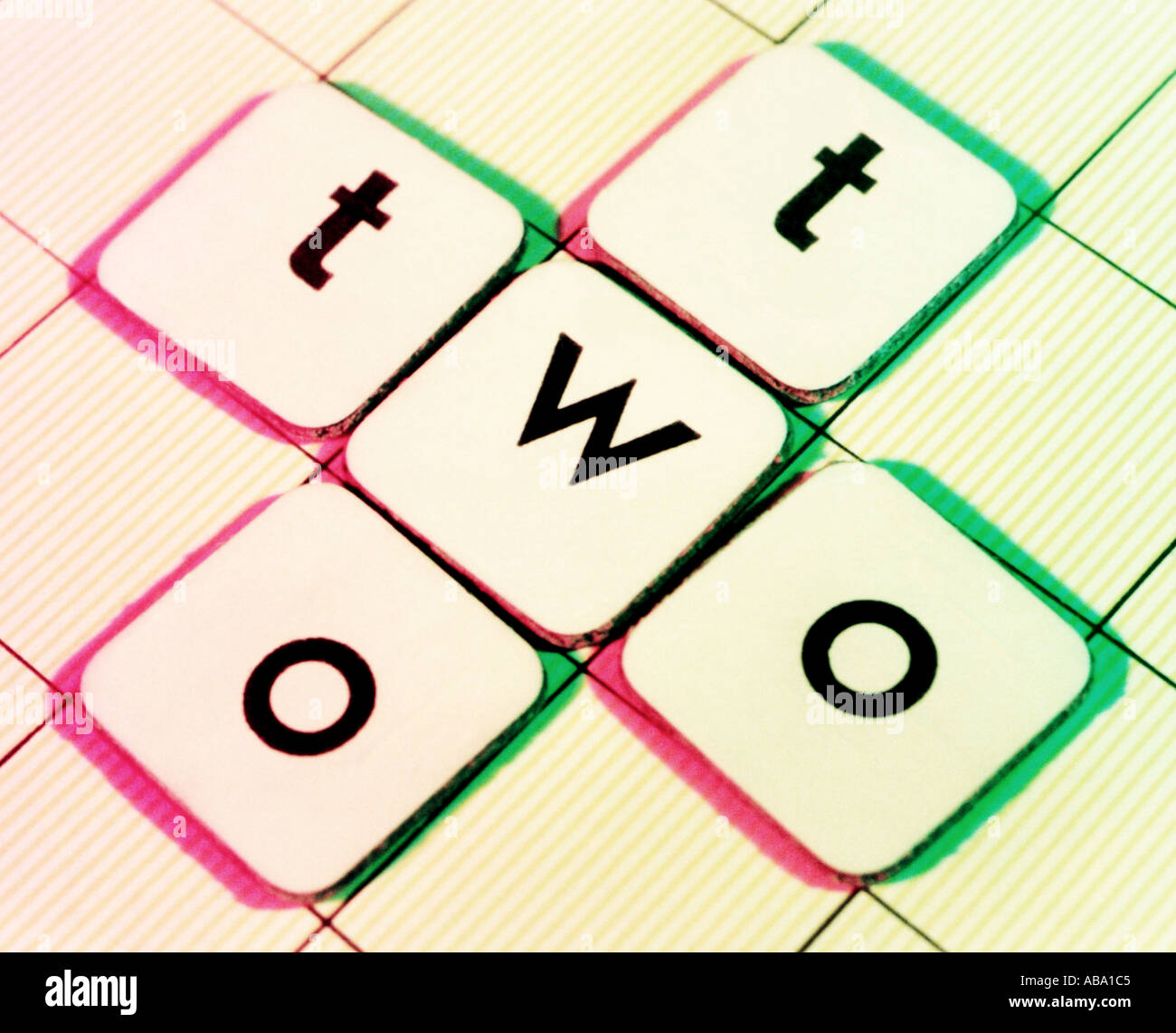 PUTTING TWO AND TWO TOGETHER Stock Photo Alamy