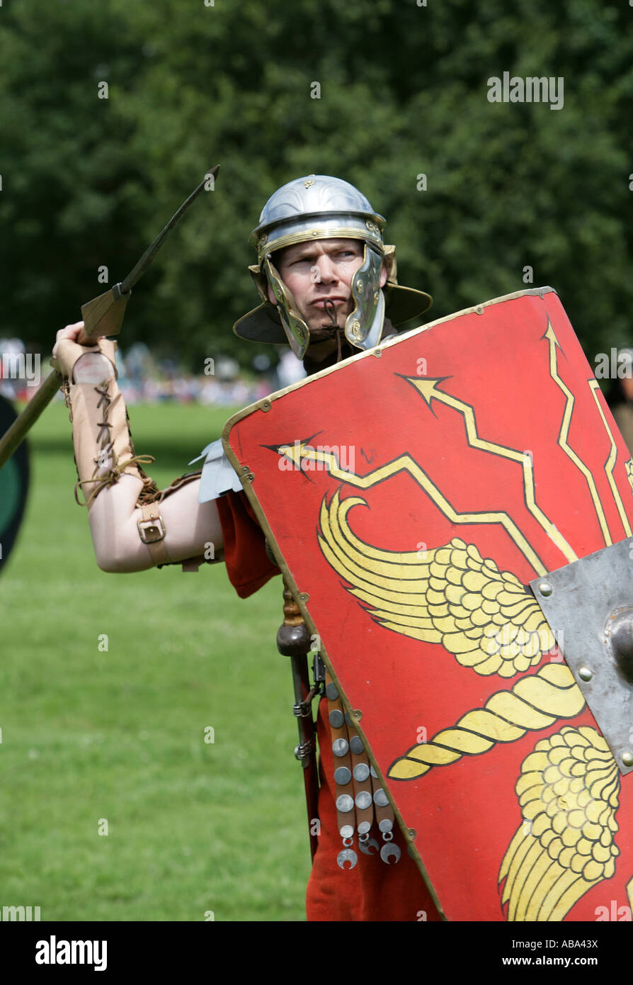 DEU Germany Xanten Romans festival in the Archaeological Park Historic ...