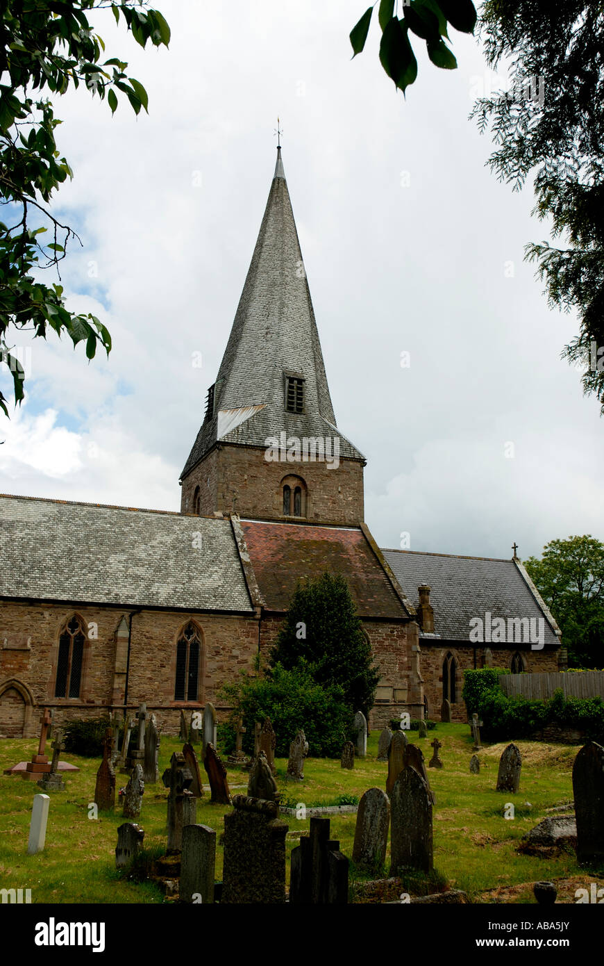 Fownhope Church, Herefordshire Stock Photo Alamy