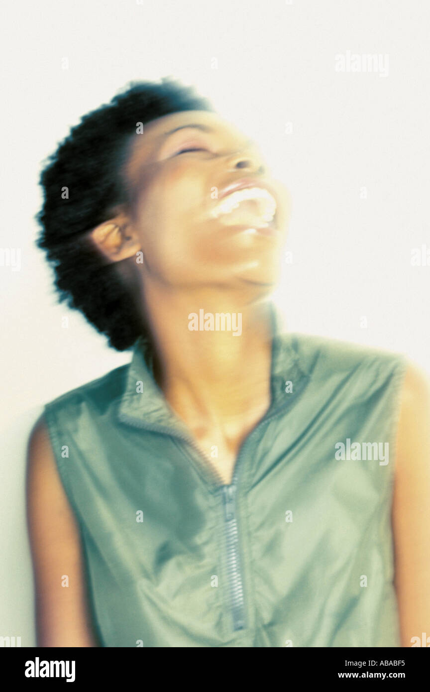Black man and woman laughing hi-res stock photography and images - Alamy
