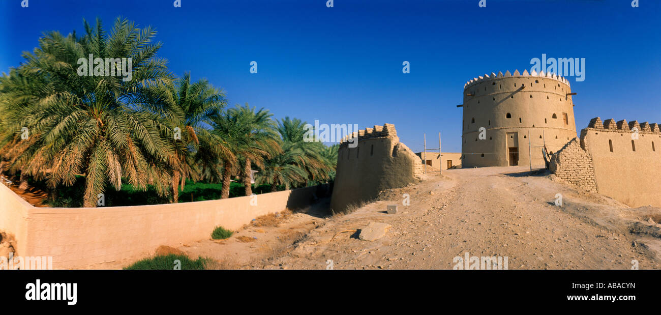 Abu Dhabi UAE Al Ain Hilli Area Fort Stock Photo
