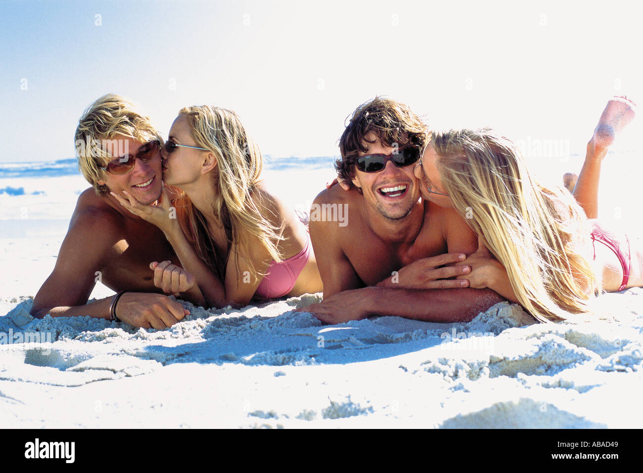 Threesome On The Beach