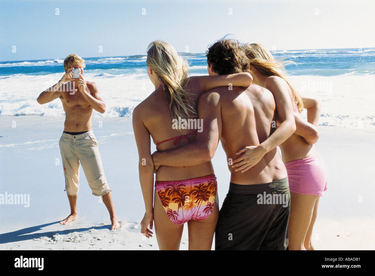 Threesome On The Beach