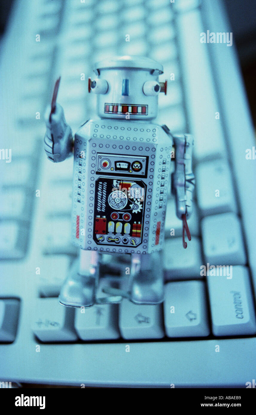 Toy robot Stock Photo