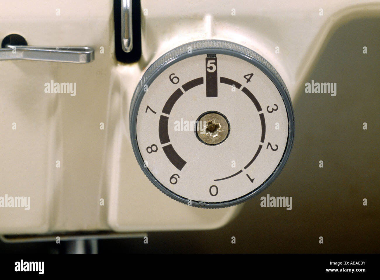 Sewing Machine Tension Control Stock Photo - Alamy