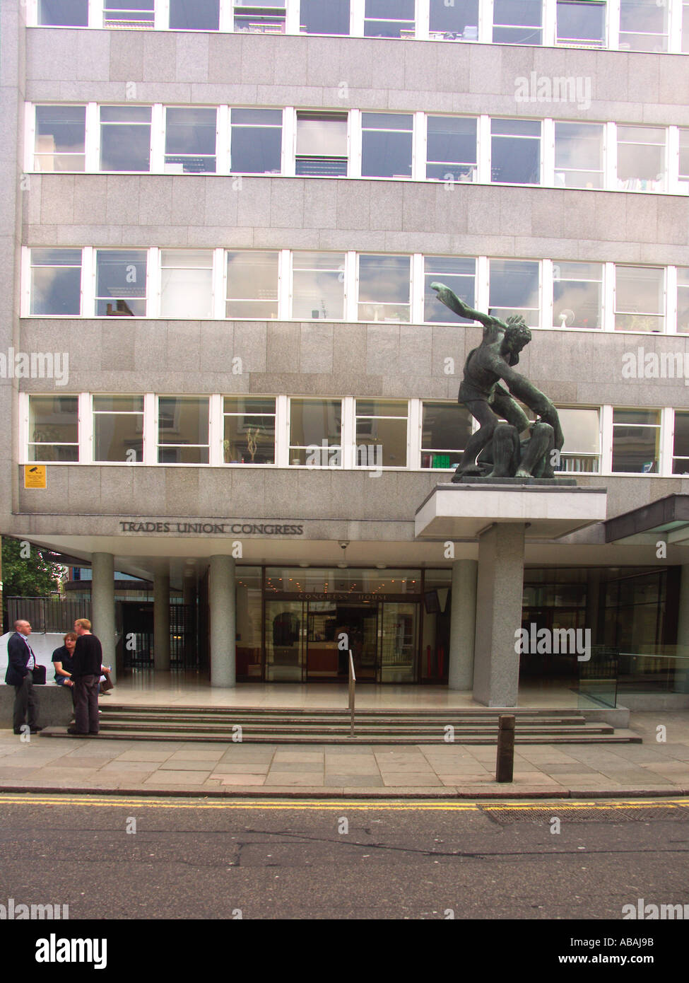 Trades Union Congress building London Stock Photo