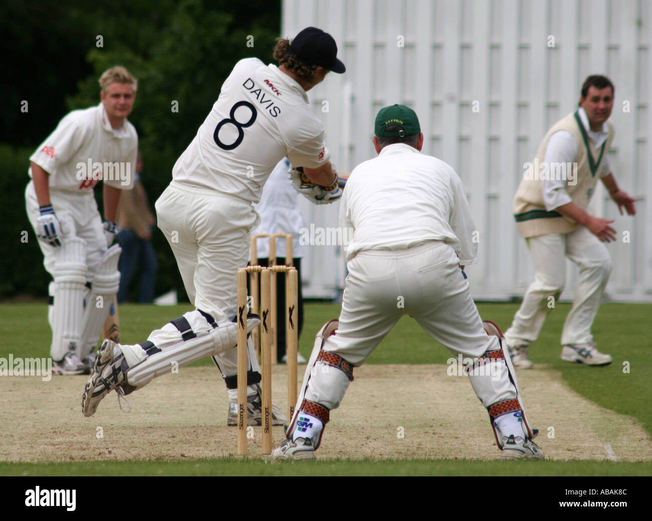 Sussex County Cricket team playing the  Stock Photo
