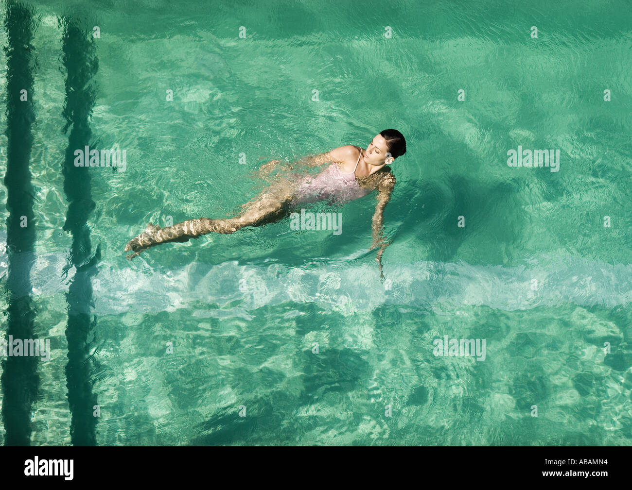 woman-swimming-in-pool-full-length-stock-photo-alamy