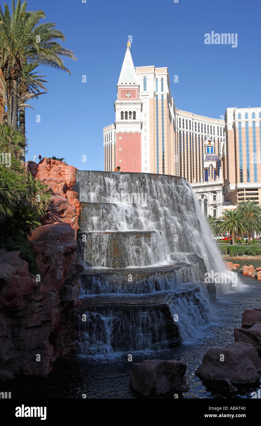 Venetian Hotel Las Vegas Waterfall