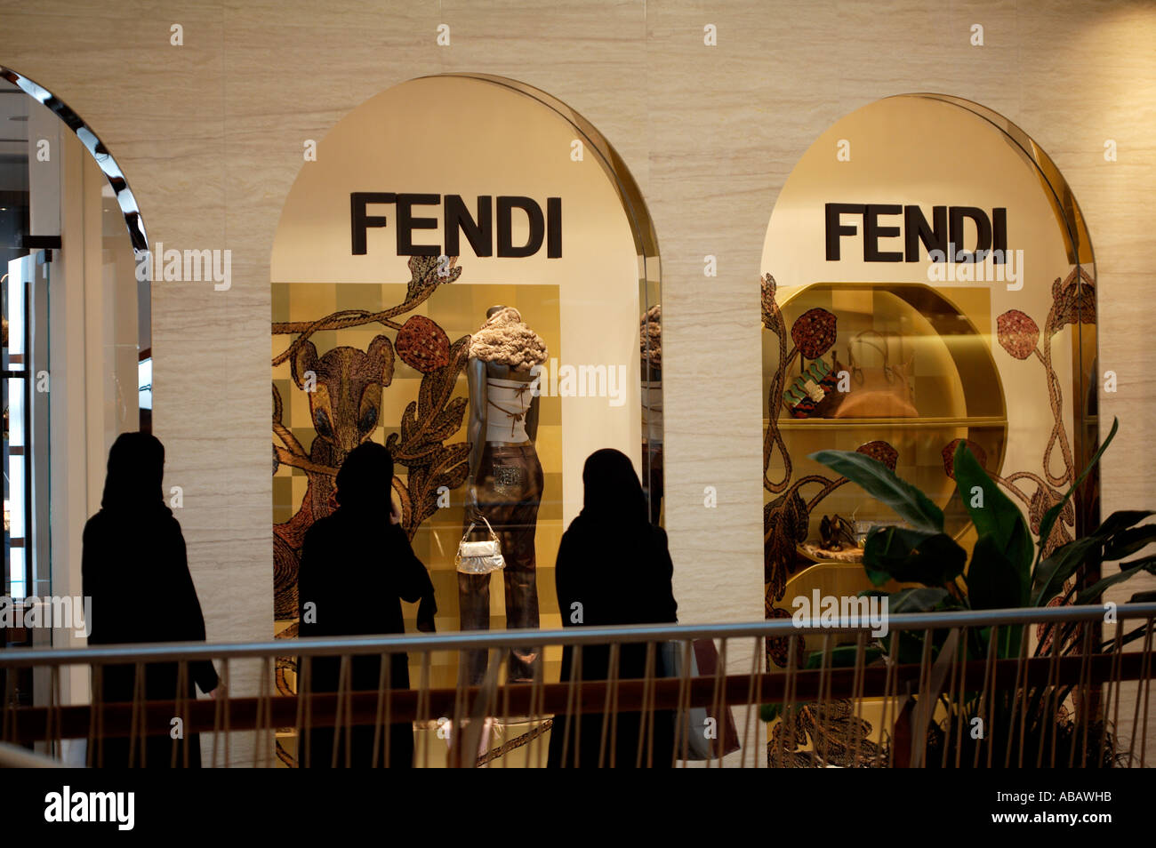 Dubai, Fendi Store Stock Photo Alamy