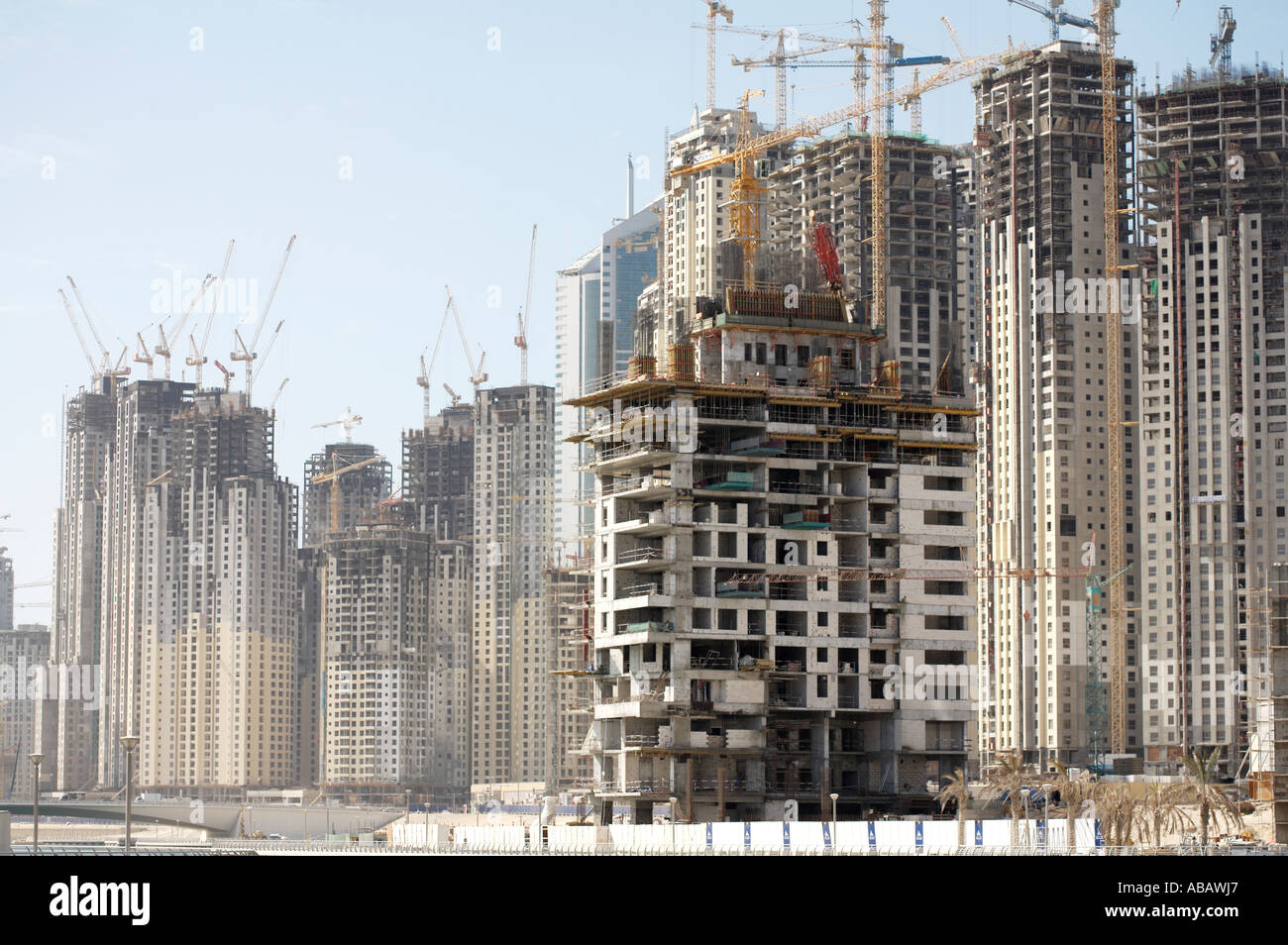 Dubai Marina, New Development Stock Photo Alamy