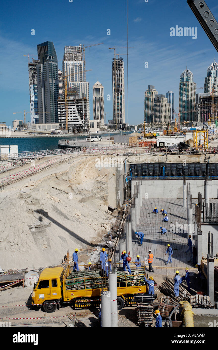 Dubai Marina, New Development Stock Photo Alamy