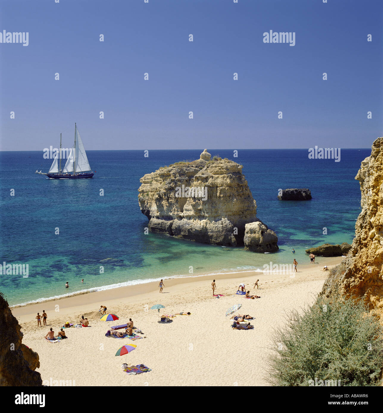 Portugal, the Algarve, Albufeira, Praia de