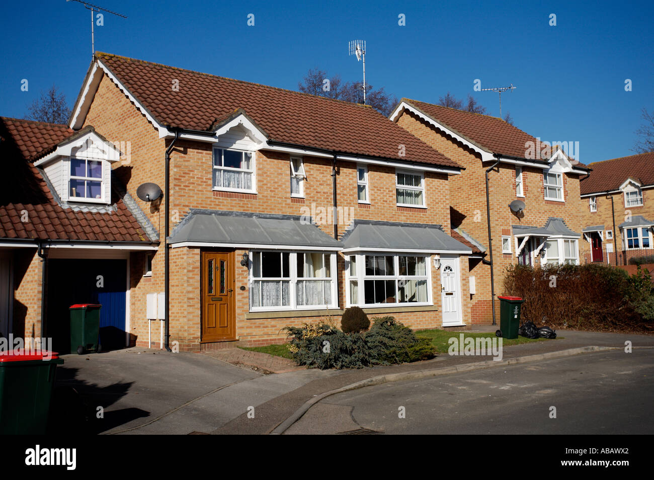Housing Estate, Uk Houses Stock Photo - Alamy