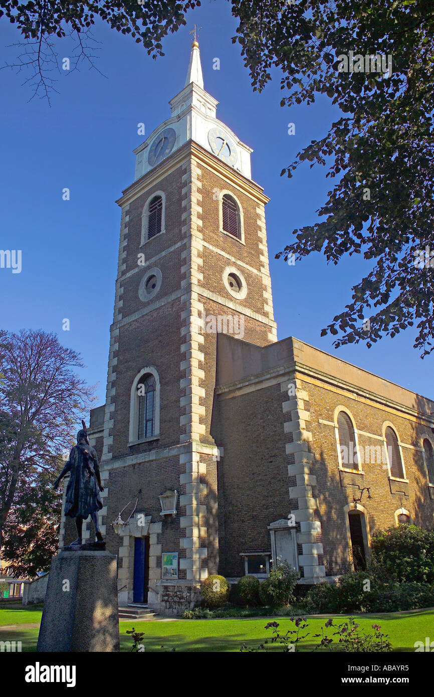 Kent, Gravesend, St George's Church Stock Photo