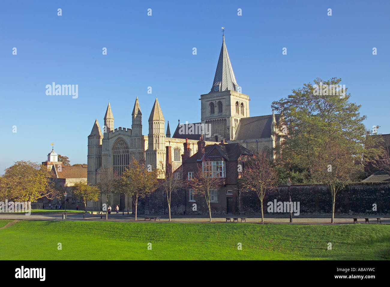 Kent, Rochester, Cathedral Stock Photo