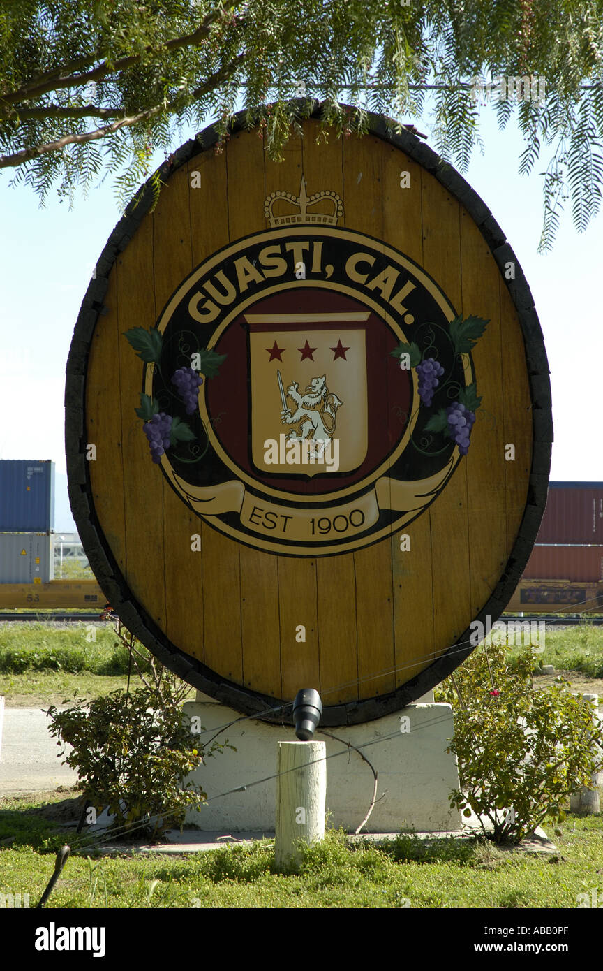 Guasti Sign Stock Photo