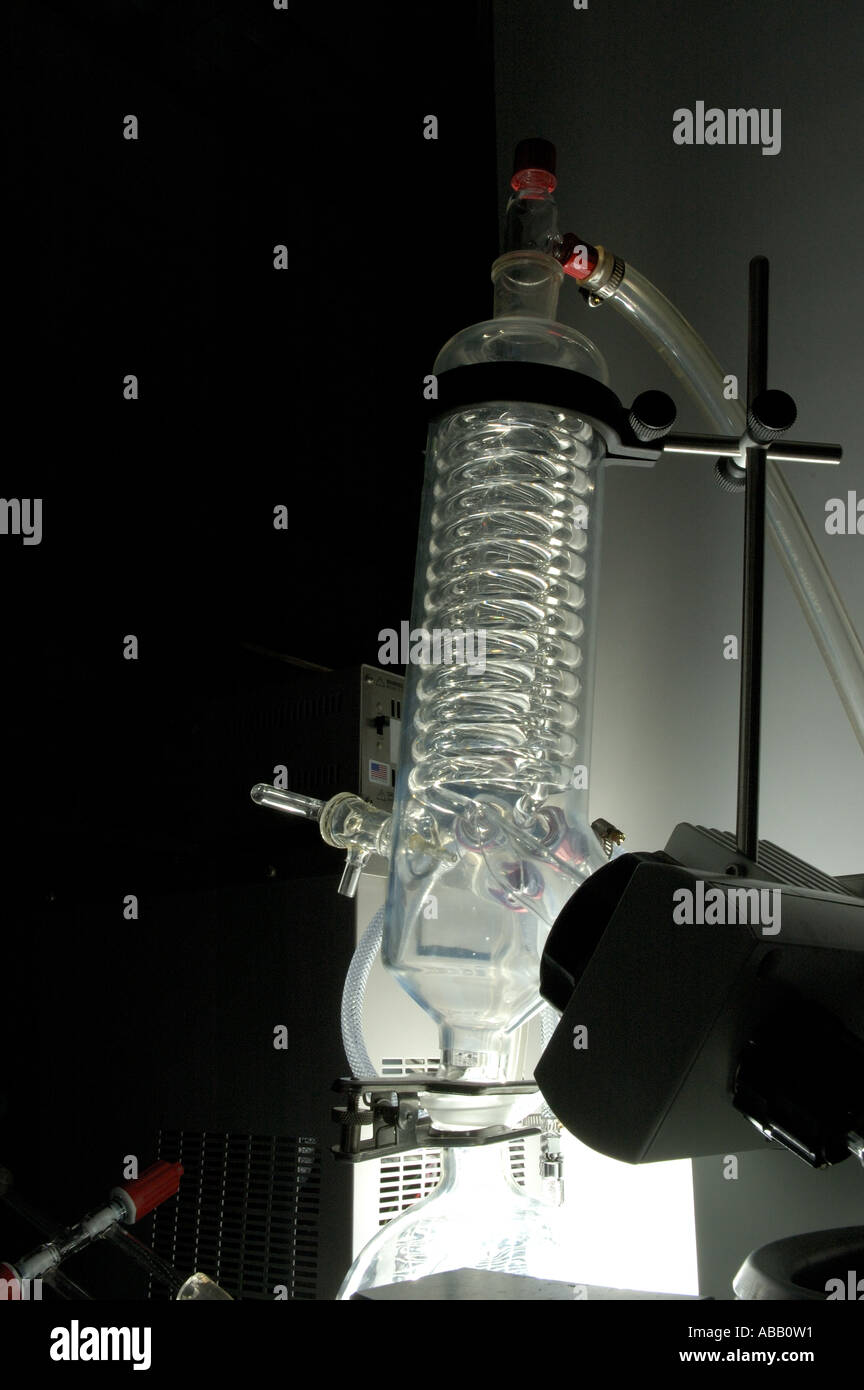 Rotary Evaporator Condenser Stock Photo Alamy
