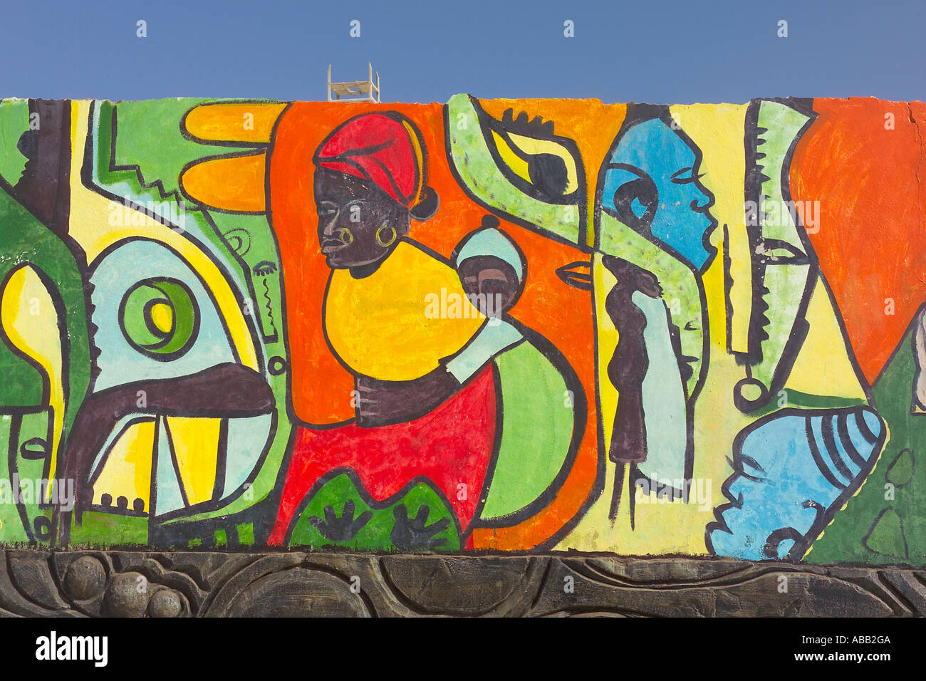 Gambia, Wall Mural Stock Photo