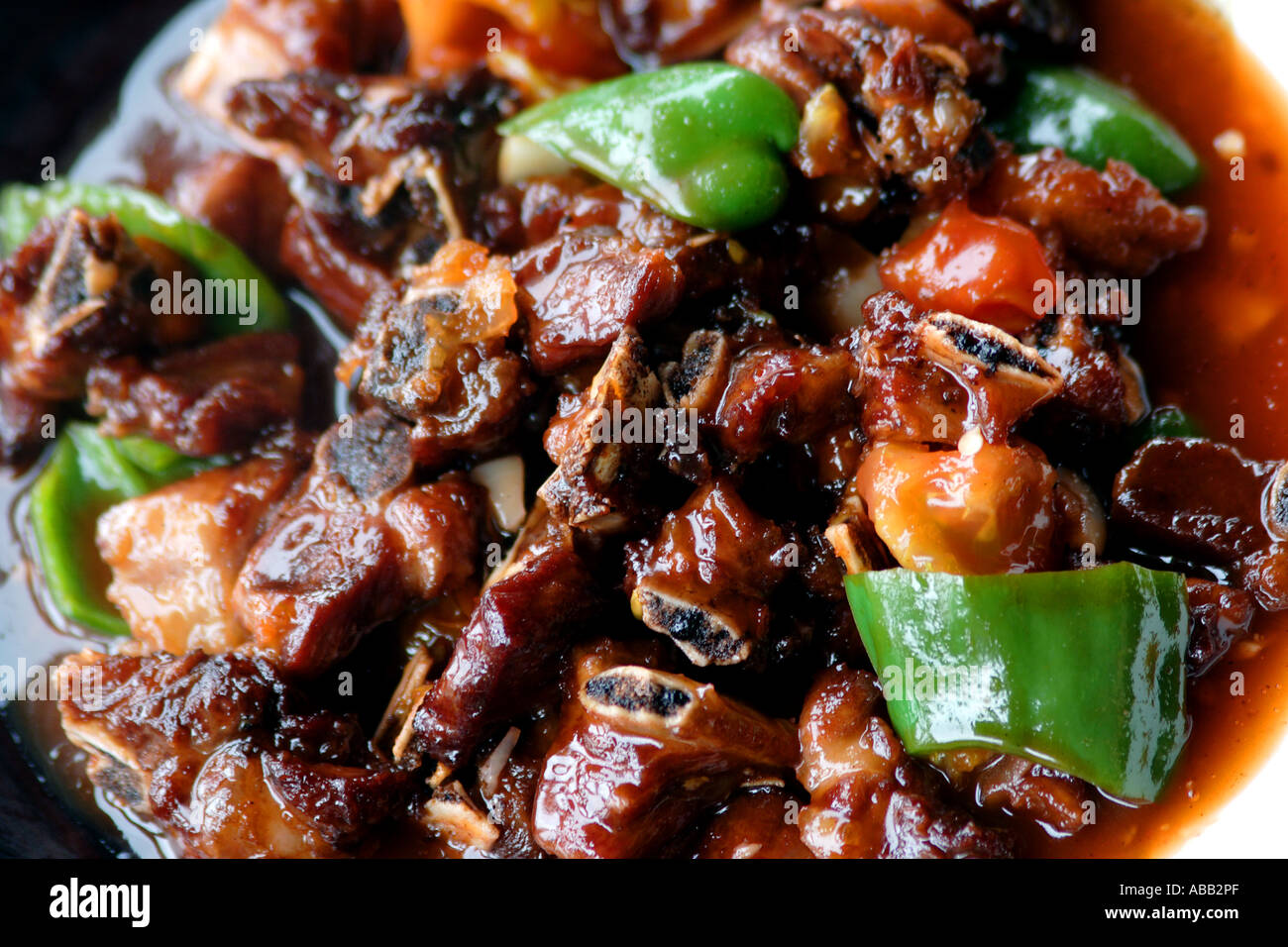 Steaming Hot Entree of Sweet and Sour Pork, Chinese Food, Liugong