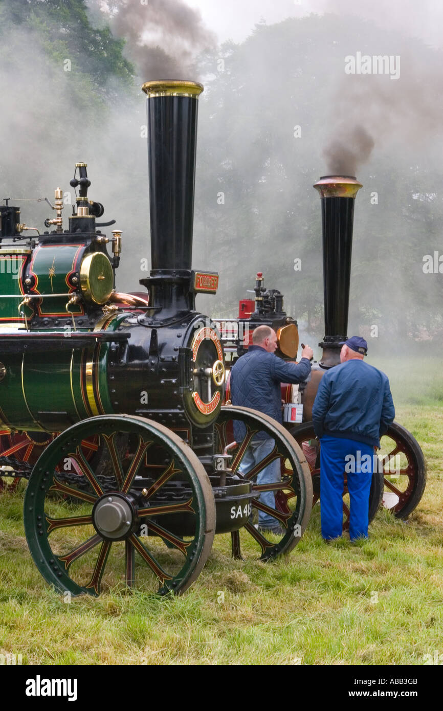 Vintage Steam Engine Rally, Scotland uk Stock Photo
